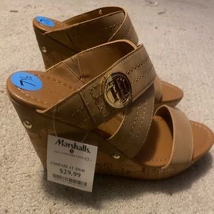 Tommy Hilfiger Heels \ Wedges. Never worn. Brand new!! Size 7.5 Women’s